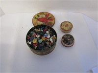 Button selection in vintage containers