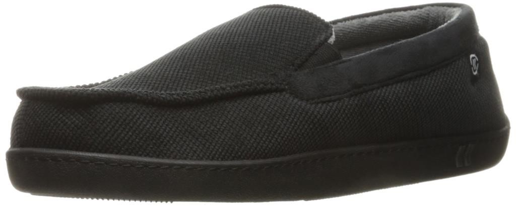 isotoner Men's Diamond Corduroy Moccasin