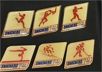Snickers  Usa Olympic Medal Pins