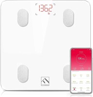 WFF8488  FITINDEX Bluetooth Body Fat Scale, Smart
