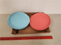 (9) Mainstays 10.5" Plates - plastic