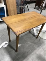 Wood table, 32 x 18 x 23" tall