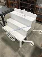Wedding cart w/ card holder, 22W x 27T