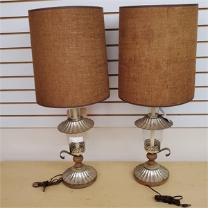Set of Lantern Style Lamps
