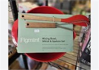 Figmint Mixing Bowl Whisk and Spatula Set