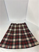 Pendleton wool Plaid Skirt Vintage Clothing