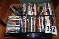 Blu-Ray Player & Movie Collection