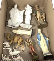 (11pc) Religious Figurines, Nativity Animals