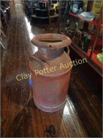 Antique Iron Milk Can