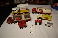 Vintage Coke Vehicles- Semis and Trucks