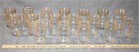 LOT - 17 PINT CANNING JARS