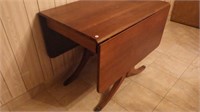 Antique Drop Leaf Claw Foot Table