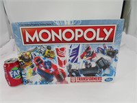 jeu de société Monopoly neuf, Transformers