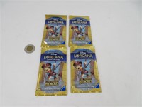 4 pack de cartes Lorcana Disney
