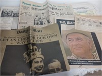 Vintage Newspapers, Clippings, Articles