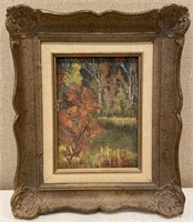 Fall Colors Oil Painting - Unsigned