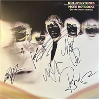 Rolling Stones Autographed Album Cover