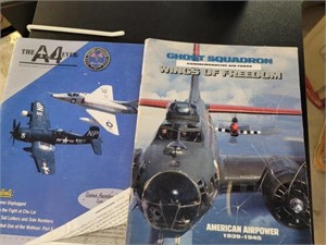 Military plane booklets