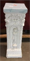 Nice Chalkware Grecian Style Pedestal