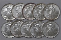 1986 Roll of ASE American Silver Eagles
