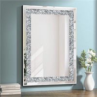 Crystal Decorative Mirror-Rect 19.7x27.5