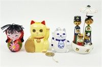 Figurines souvenir de voyage dont Maneki Neko