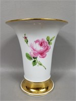 Meissen Porcelain Floral Vase