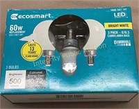 Ecosmart 60W Light Bulbs Candelabra Base