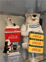 (2) Coca-Cola Cookie Jars