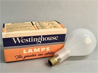Enormous vintage Westinghouse industrial bulb
