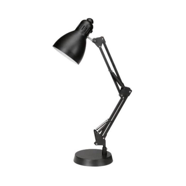 2x  Black Adjustable Arm Desk Lamps 22inch