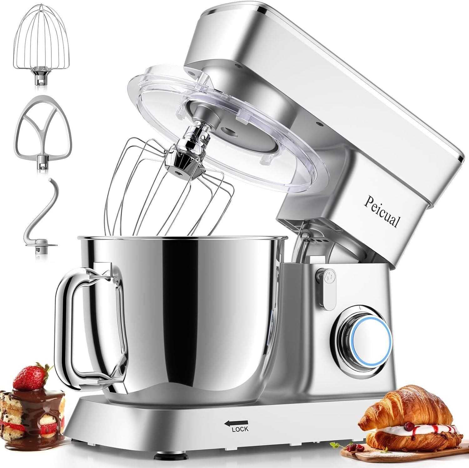 Stand Mixer  5.5QT  Stainless Bowl - Silver