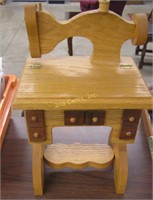 Hand Made Wood Sewing Machine Model