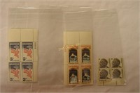 Lot Of 5 & 6 Cent Stamps Plate Block 4 Vf