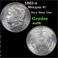 1881-s Morgan $1 Grades Choice AU/BU Slider