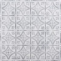 Holydecot Tin Wall Tiles 24x24  5 Pack  White