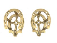 Brass Horseshoe Tack Hooks