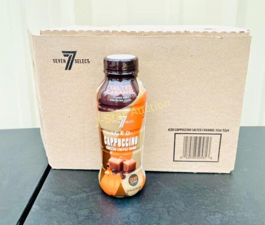 New 12PK 12oz Case of 7Eleven Iced Salted Caramel