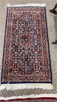 Antique Persian rug by Bijar 26 x 53 inches