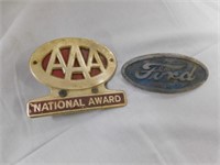 Ford emblem - AAA sign