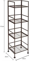 Amazon Basics 4-Tier Iron Tower Shelf