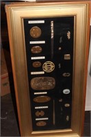 DISPLAY CASE WITH LETTER OPENERS