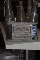 RC COLA METAL WITH BOTTLES