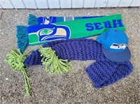 Seattle Seahawks Scarves & Hat