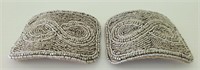 Vintage Shoe Buckles (2 pcs) from France