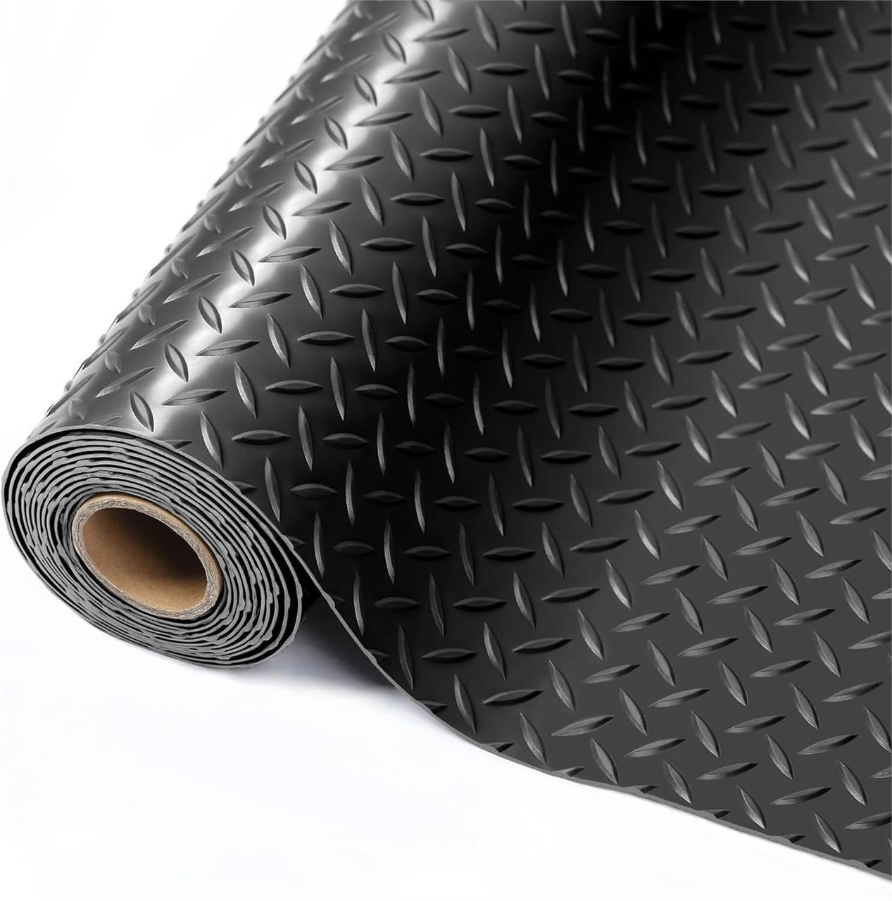 7.5 x 17 FT Garage Floor Mat Roll,Diamond