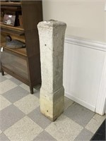 Gouverneur, NY White Marble Hitching Post