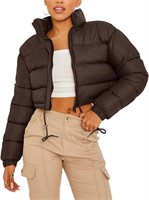 *NEW *PEHMEA Women Cropped Puffer Jacket-M