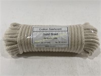 NEW 100ft Synthetic Core Cotton Braid Rope