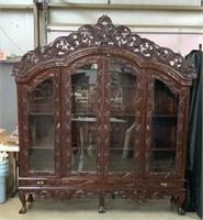 Ornate China/Display Cabinet, Very Large
